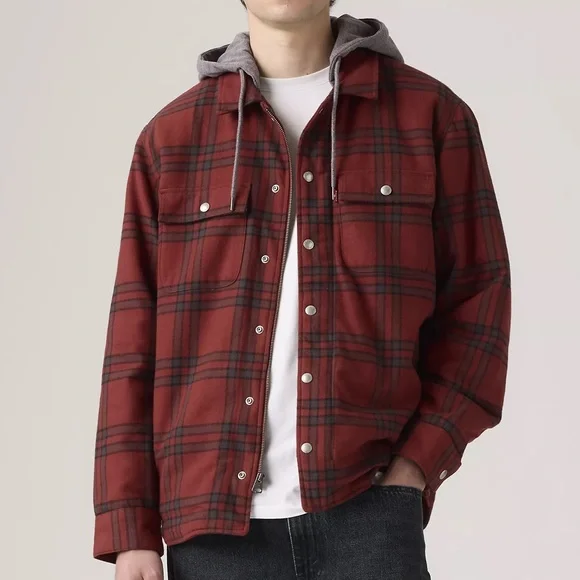 Francisco Sherpa Flannel Heavy Shirt Jacket - Picture 6 of 12